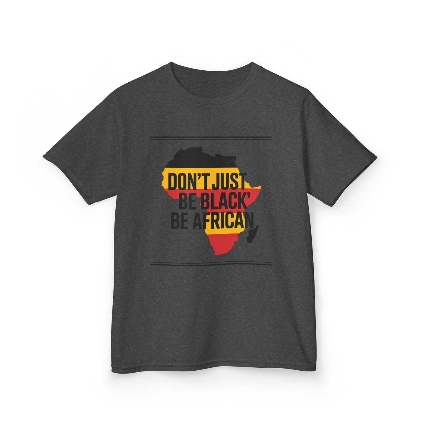 Kids Inspirational Tee, Youth African Pride Shirt, Be African Tee, Unisex Cotton T-Shirt, Cultural Identity Apparel