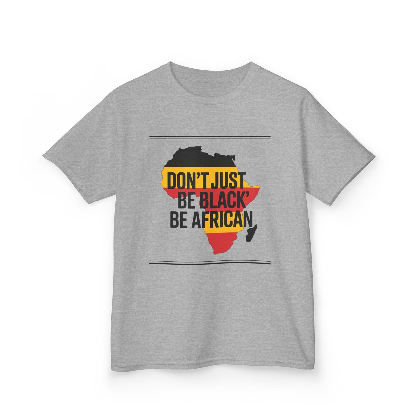 Kids Inspirational Tee, Youth African Pride Shirt, Be African Tee, Unisex Cotton T-Shirt, Cultural Identity Apparel