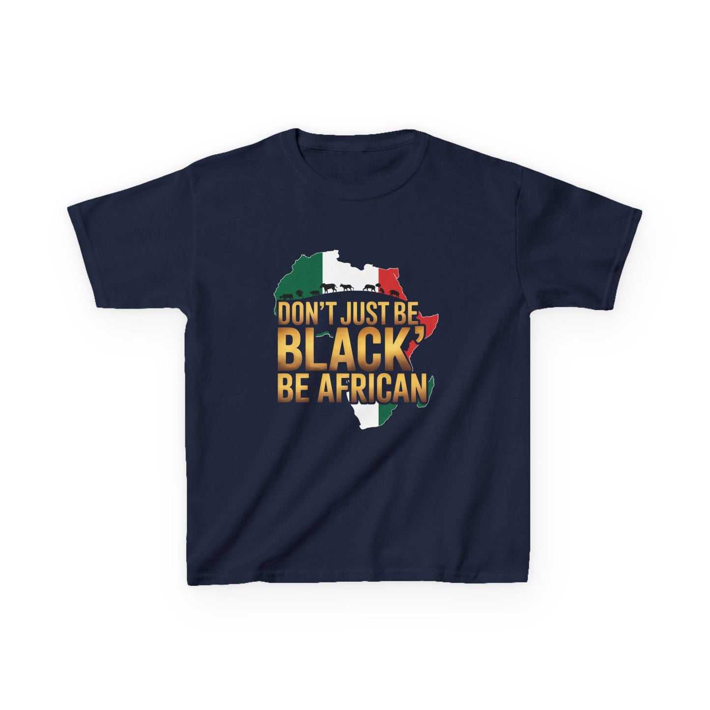 African Heritage Kids Tee | Celebrate Diversity, Black History Month, Cultural Pride, Gift for Kids, Playful Graphic T-Shirt