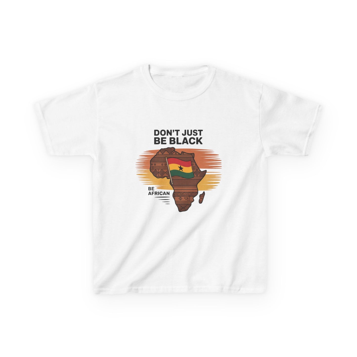 Kids Cultural Pride Tee, Inspirational Kids T-Shirt, African Heritage Shirt, Kids Identity Shirt, Be African Tee, Gift for Young Activists