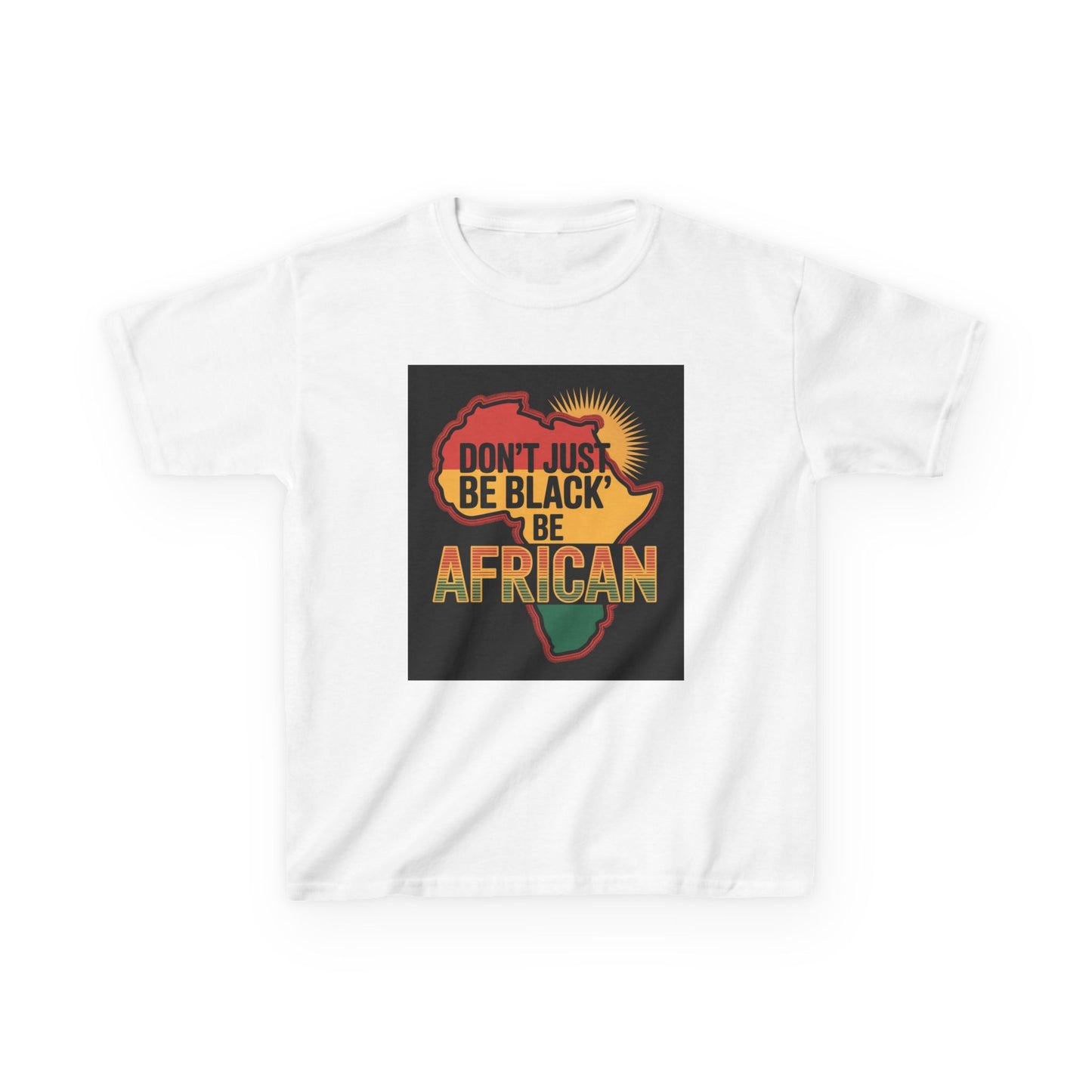 Kids African Pride Tee, Cultural Tee, Black History Month Gift, Stylish Youth Shirt, Empowerment Top, Educational Apparel