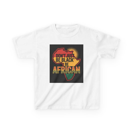 Kids African Pride Tee, Cultural Tee, Black History Month Gift, Stylish Youth Shirt, Empowerment Top, Educational Apparel