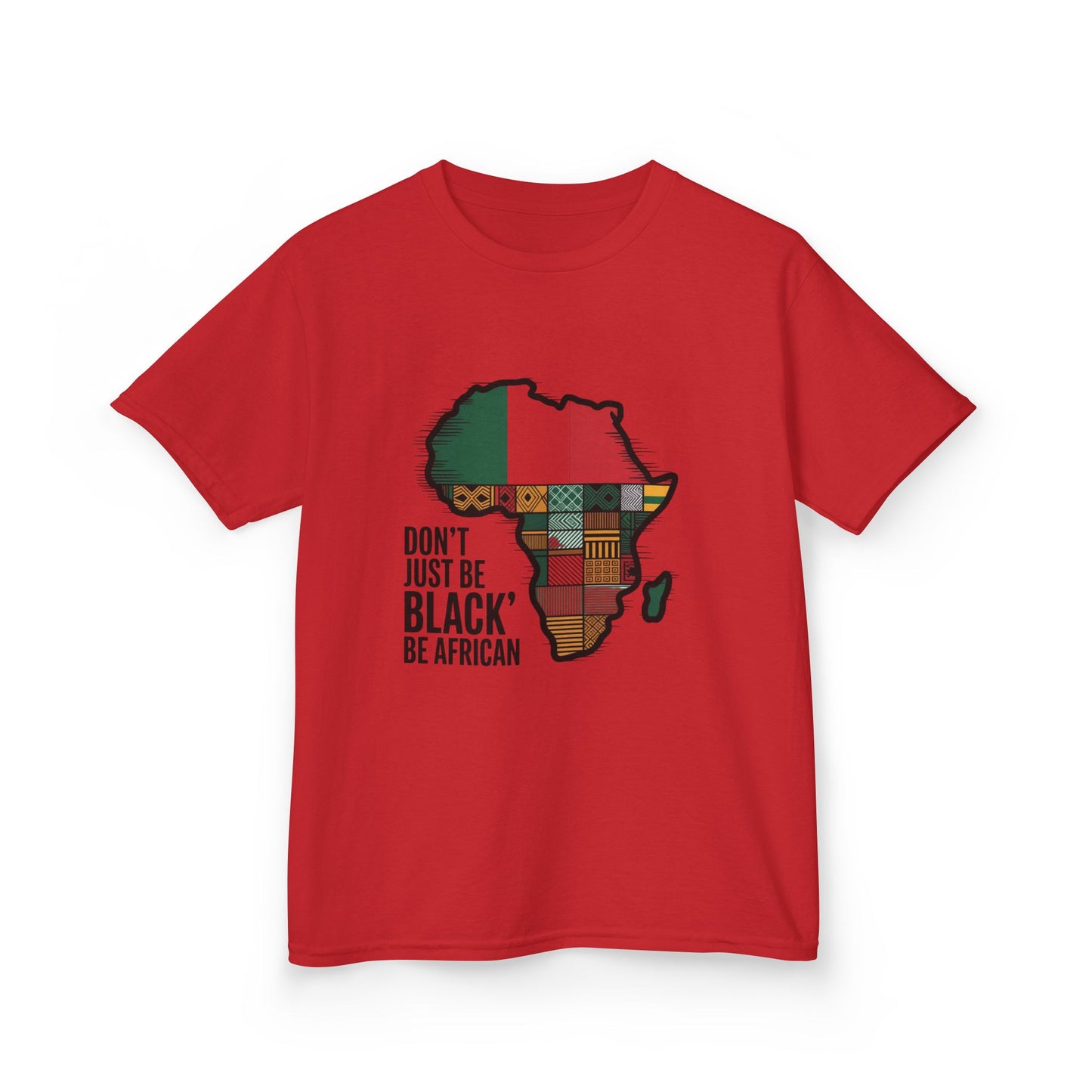 Cultural Pride Kids Tee, Kids T-Shirt, Youth Cotton Shirt, African Heritage Apparel, Unique Gift for Kids