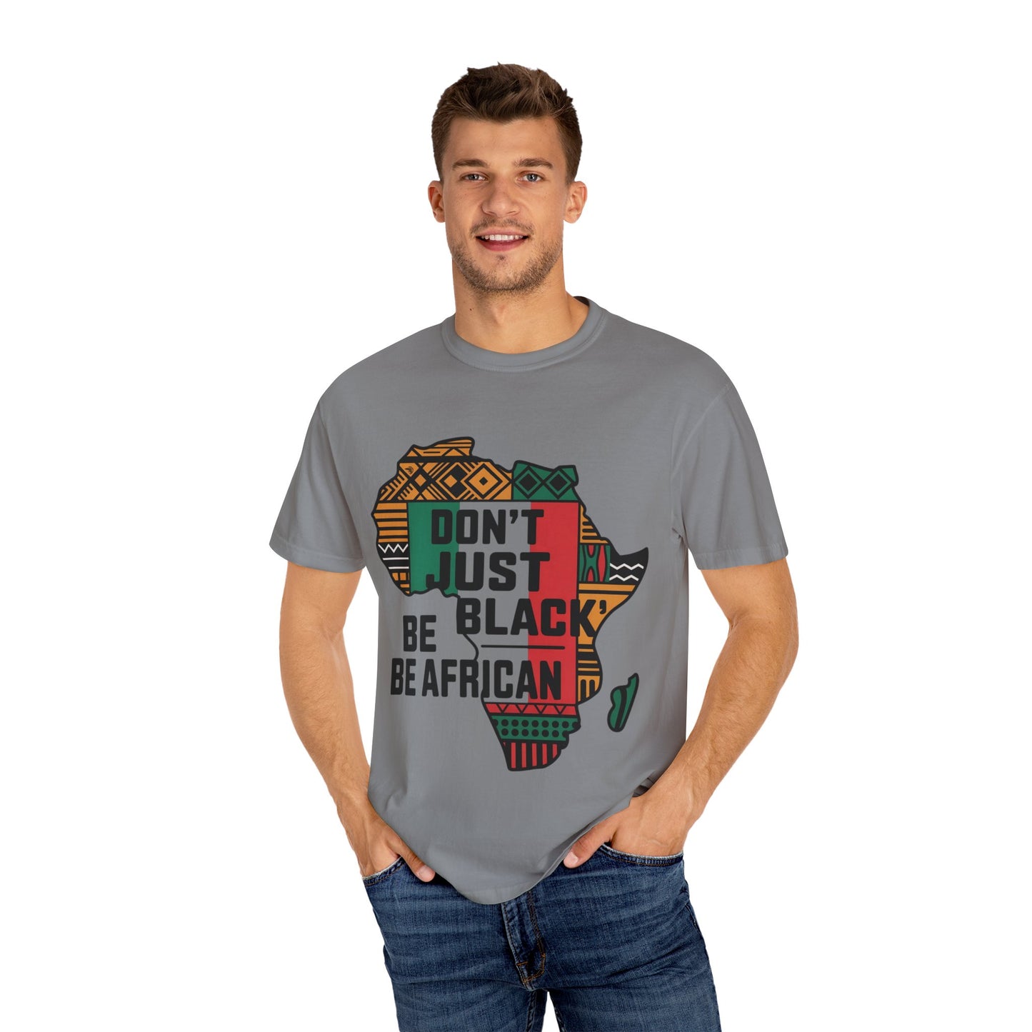 Cultural Pride T-Shirt - Unisex Garment-Dyed Tee, African Heritage Shirt, Identity Apparel, Eco-Friendly Fashion, Statement Tee