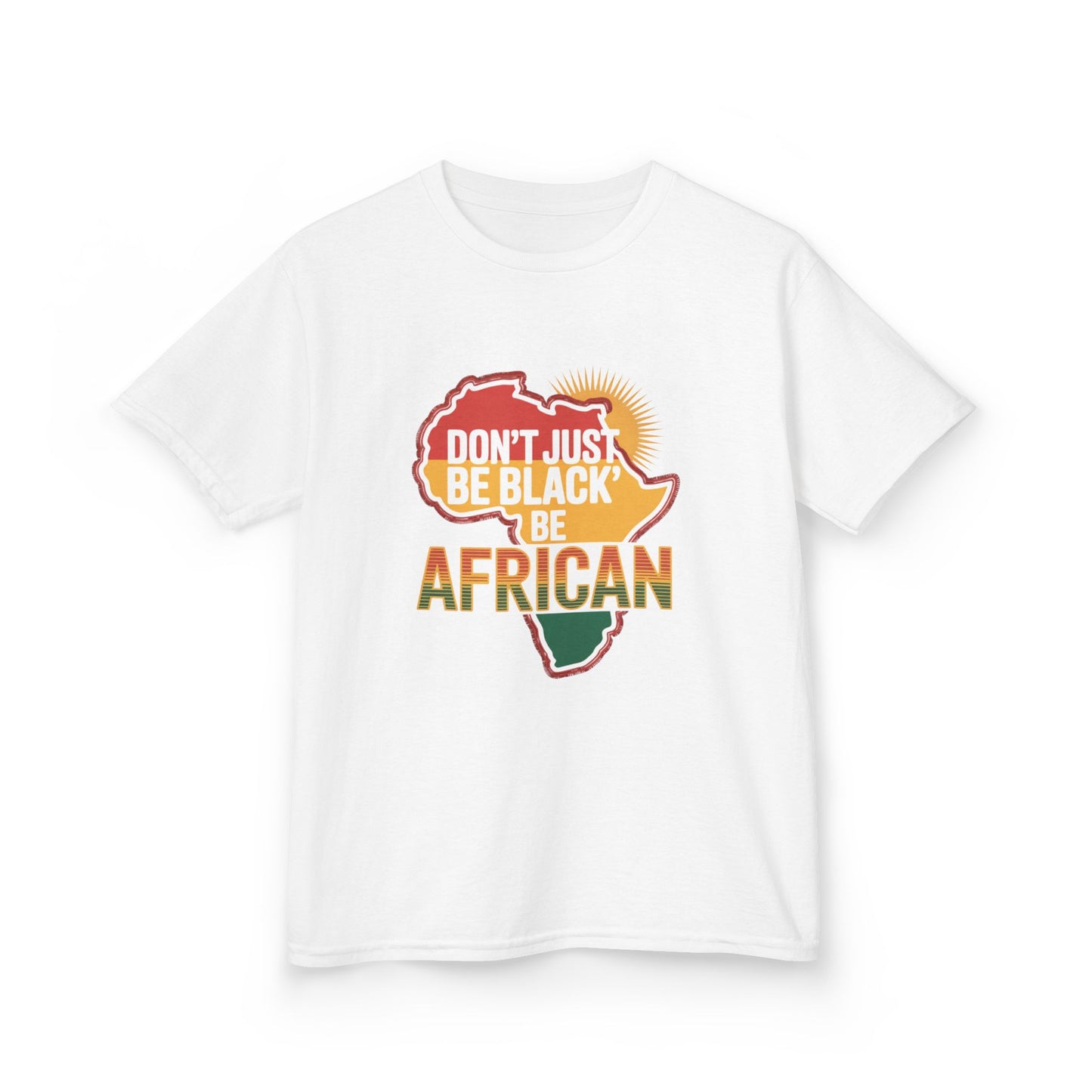 Kids African Heritage Tee - Celebrate Culture, Black History Month, Gifts for Kids, African Pride, Fun Kids T-Shirt