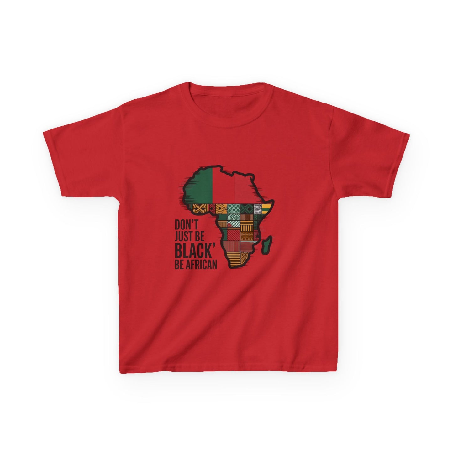 Cultural Pride Kids Tee, Kids T-Shirt, Youth Cotton Shirt, African Heritage Apparel, Unique Gift for Kids