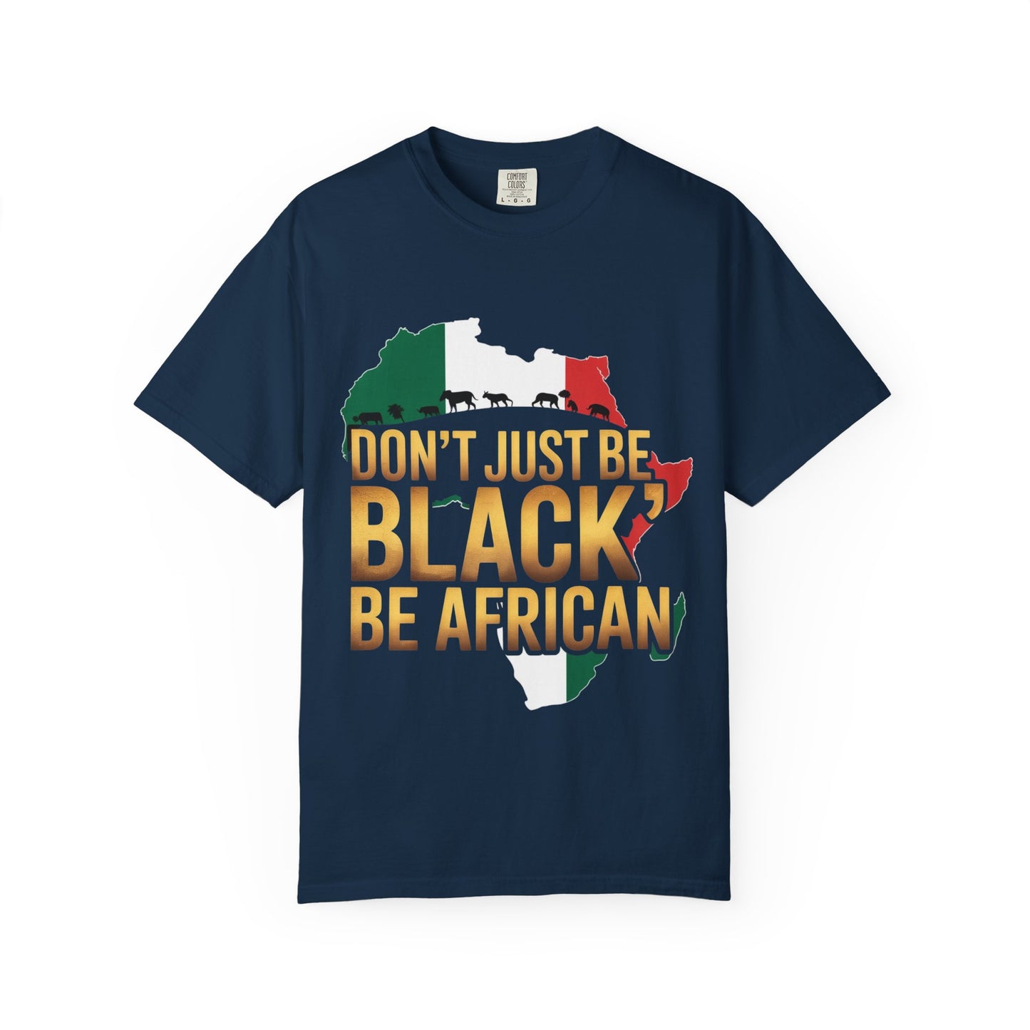 African Pride T-Shirt - Celebrate Heritage, Unisex Garment-Dyed Tee, Unique African Apparel, Statement Shirt, Gifts for Culture Lovers
