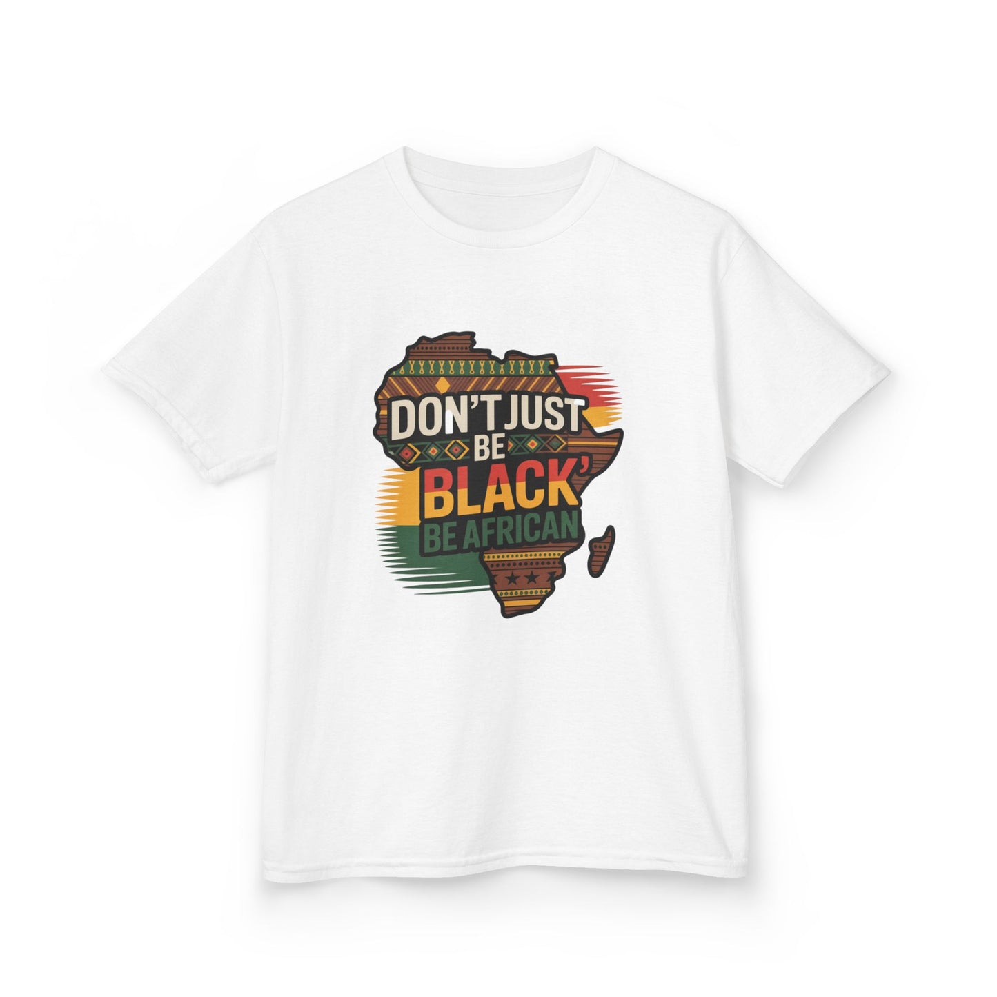 African Pride Kids Tee, Be African Shirt, Kids Cotton Shirt, Cultural Pride Tee, Gift for Youth, Festival Apparel