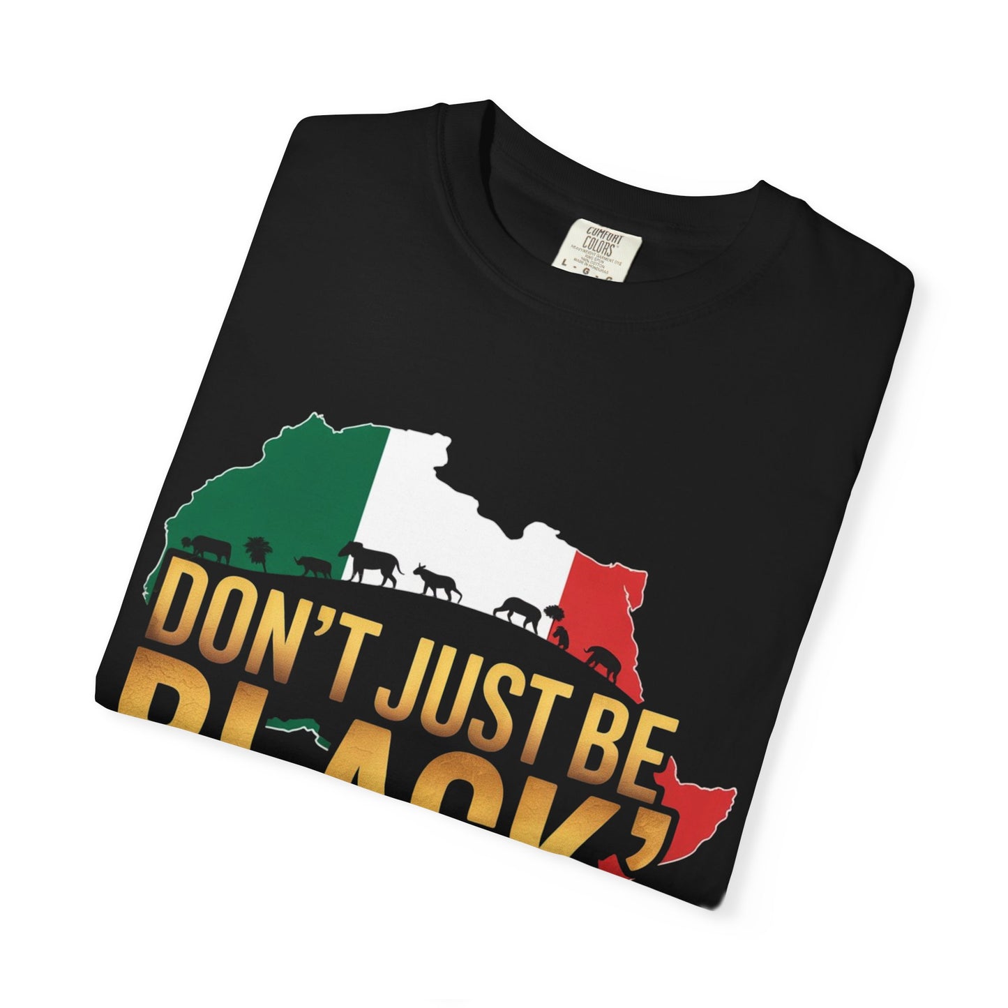 African Pride T-Shirt - Celebrate Heritage, Unisex Garment-Dyed Tee, Unique African Apparel, Statement Shirt, Gifts for Culture Lovers