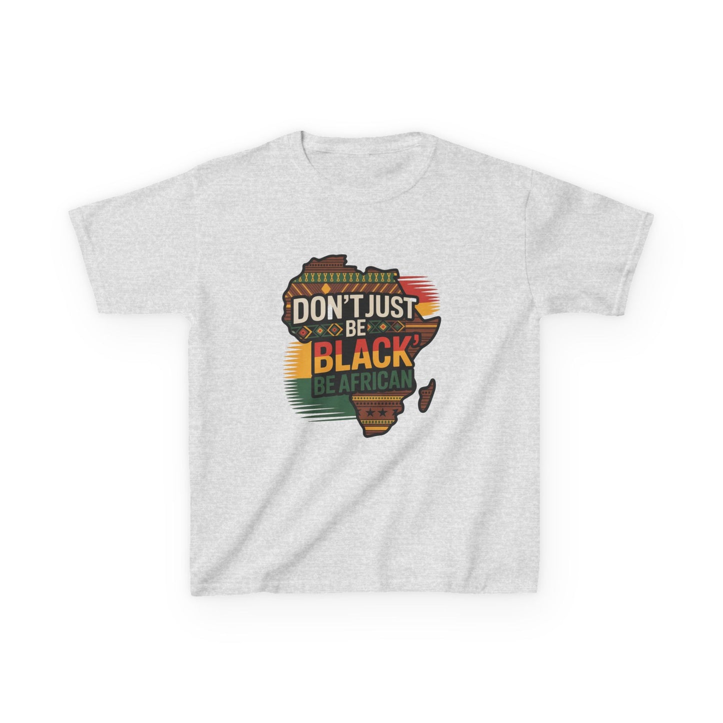 African Pride Kids Tee, Be African Shirt, Kids Cotton Shirt, Cultural Pride Tee, Gift for Youth, Festival Apparel