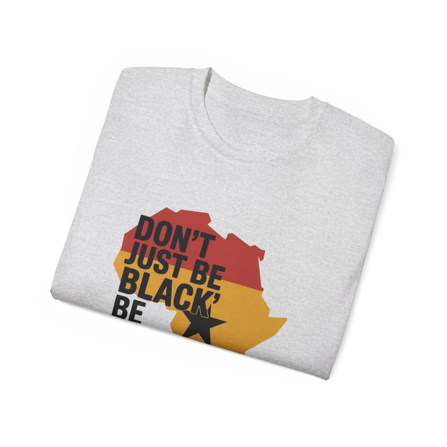 Proud African Identity Tee, Unisex Graphic Tee, African Heritage Shirt, Cultural Awareness Apparel, Unique Gift for Activism,