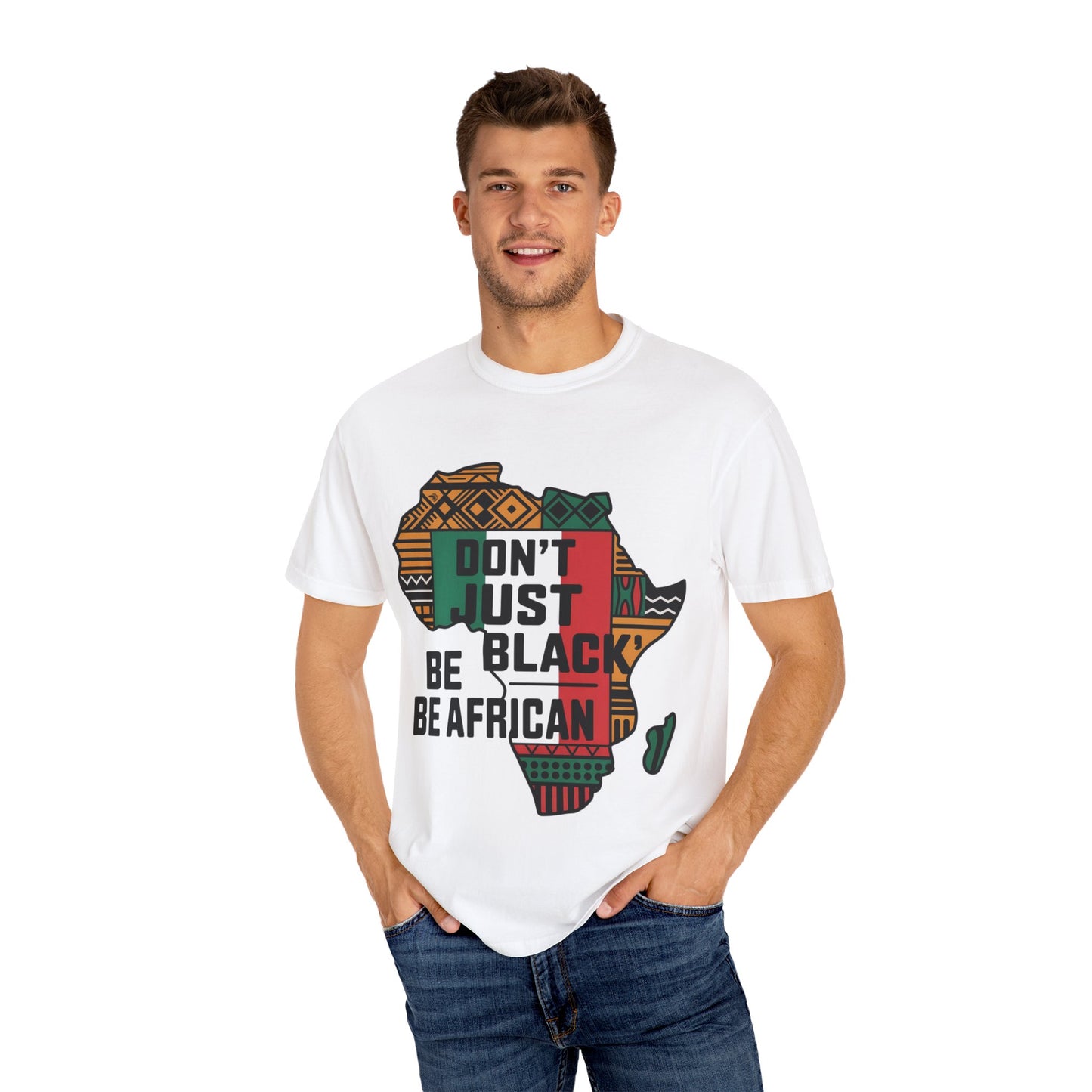 Cultural Pride T-Shirt - Unisex Garment-Dyed Tee, African Heritage Shirt, Identity Apparel, Eco-Friendly Fashion, Statement Tee