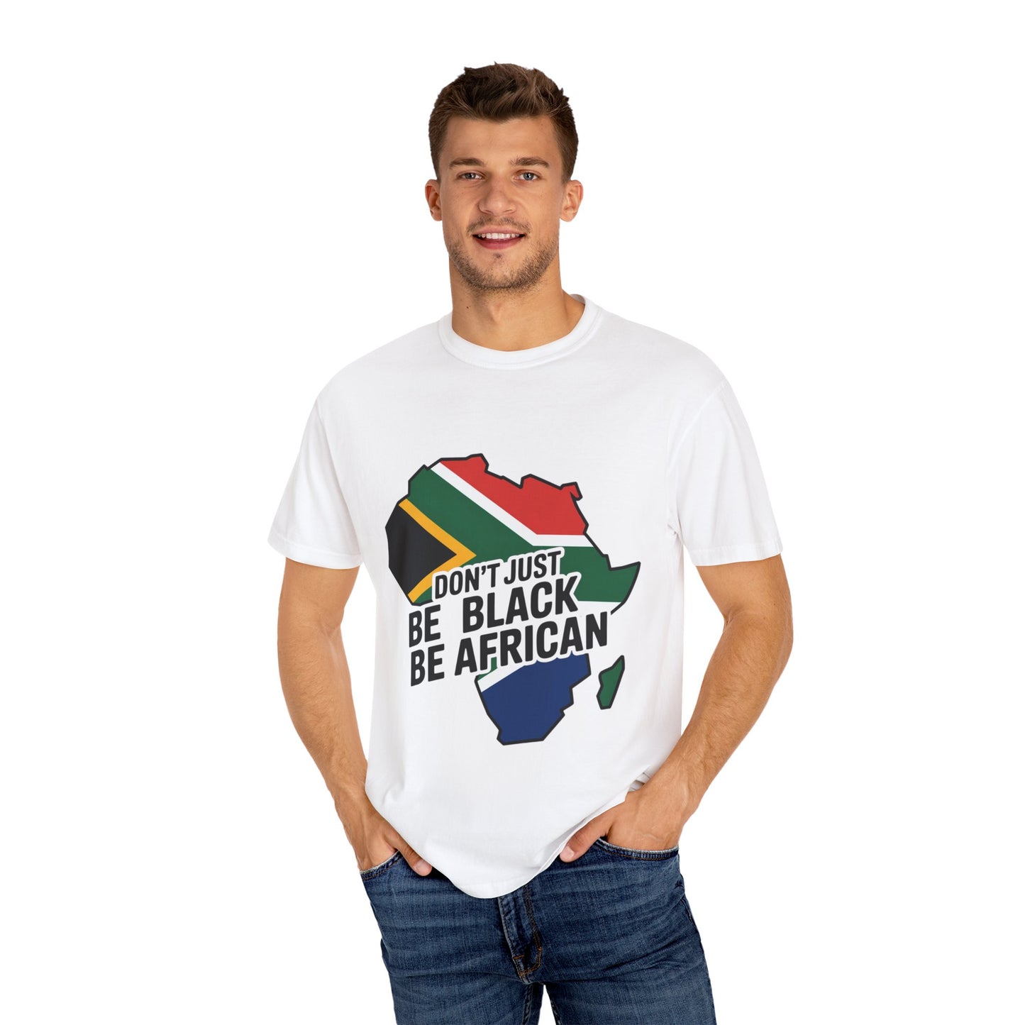 African Pride T-Shirt, Unisex Garment-Dyed Tee, Heritage Apparel, Afrocentric Fashion, Cultural Statement Shirt