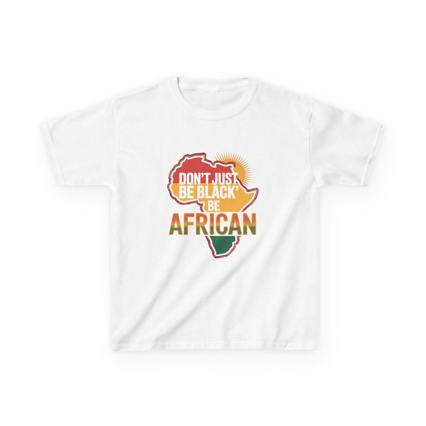 Kids African Heritage Tee - Celebrate Culture, Black History Month, Gifts for Kids, African Pride, Fun Kids T-Shirt