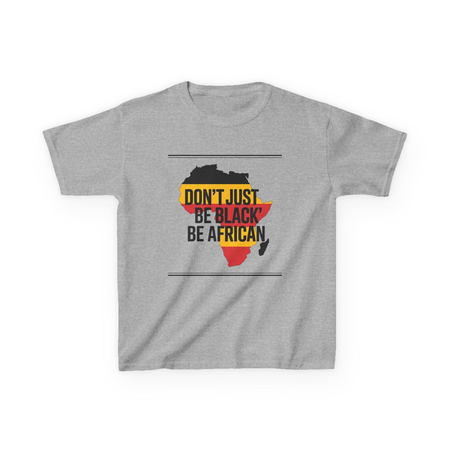 Kids Inspirational Tee, Youth African Pride Shirt, Be African Tee, Unisex Cotton T-Shirt, Cultural Identity Apparel