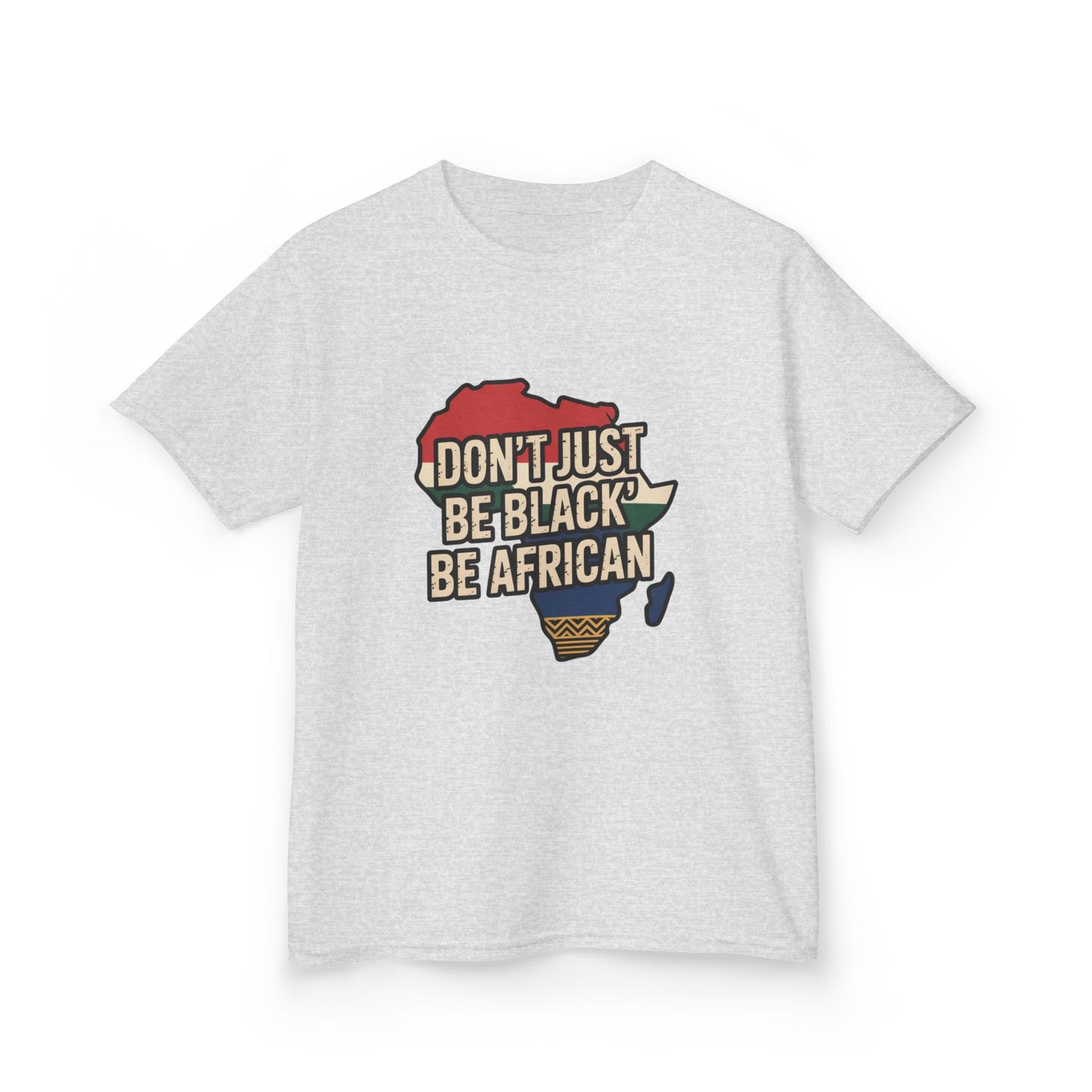 Kids Heavy Cotton™ Tee with African Pride Design - Celebrate Diversity, Gift for Young Activists, Comfortable Youth Shirt, Black [...]