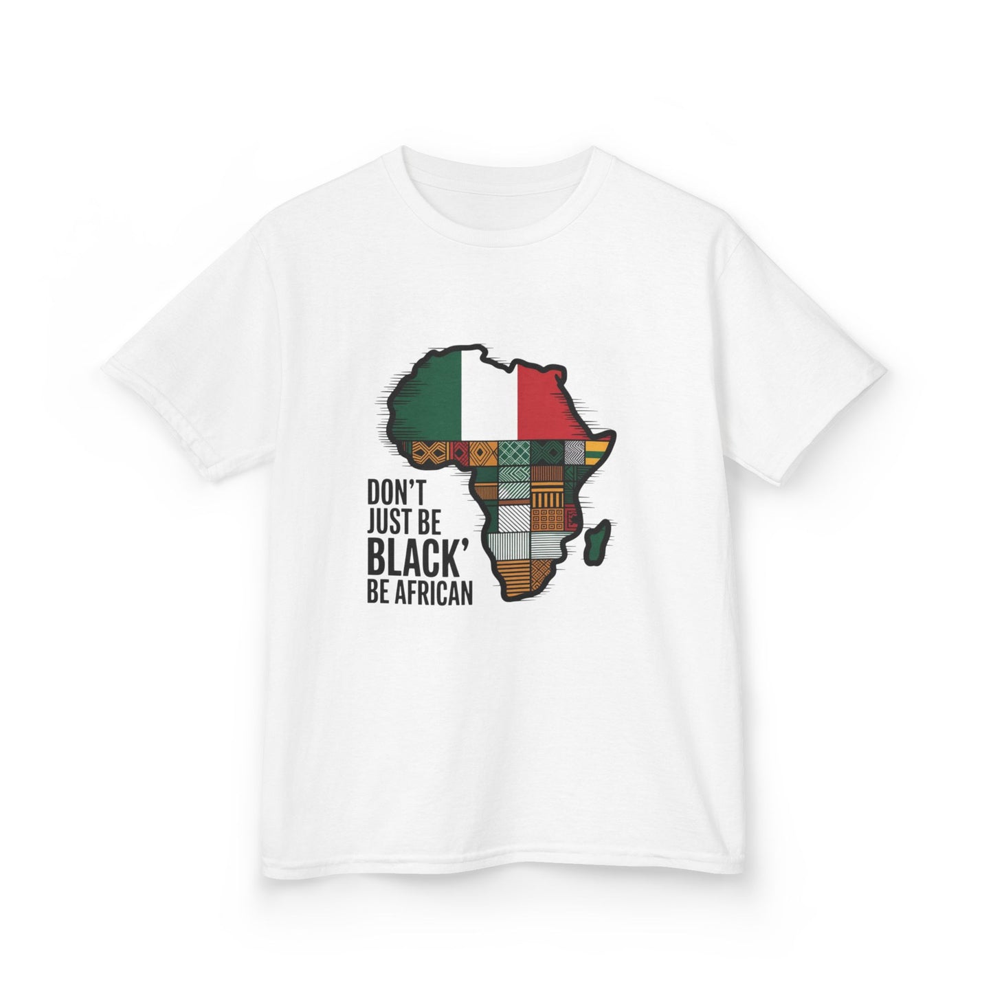 Cultural Pride Kids Tee, Kids T-Shirt, Youth Cotton Shirt, African Heritage Apparel, Unique Gift for Kids