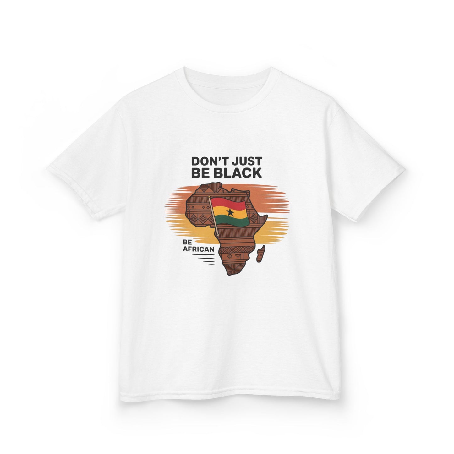 Kids Cultural Pride Tee, Inspirational Kids T-Shirt, African Heritage Shirt, Kids Identity Shirt, Be African Tee, Gift for Young Activists