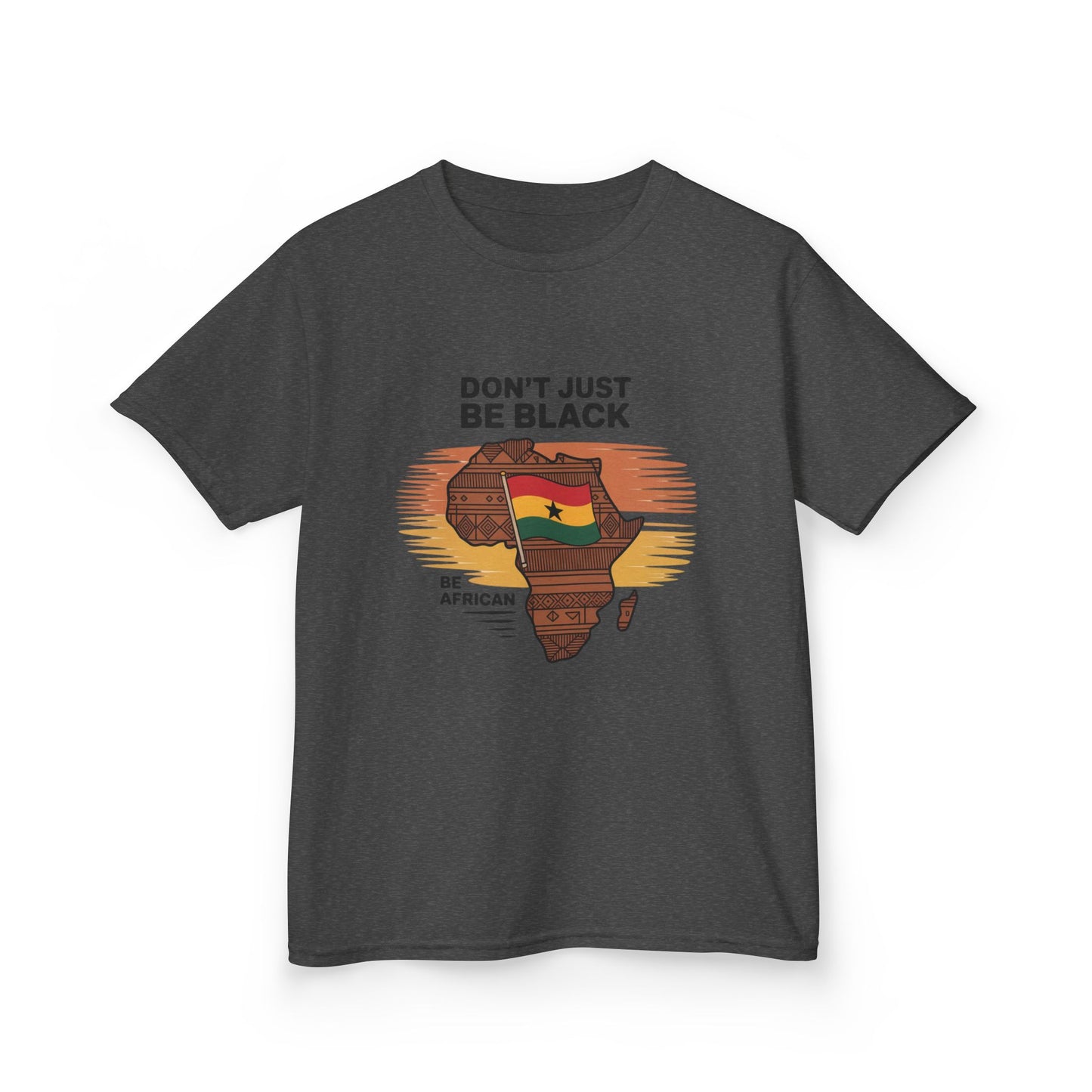 Kids Cultural Pride Tee, Inspirational Kids T-Shirt, African Heritage Shirt, Kids Identity Shirt, Be African Tee, Gift for Young Activists