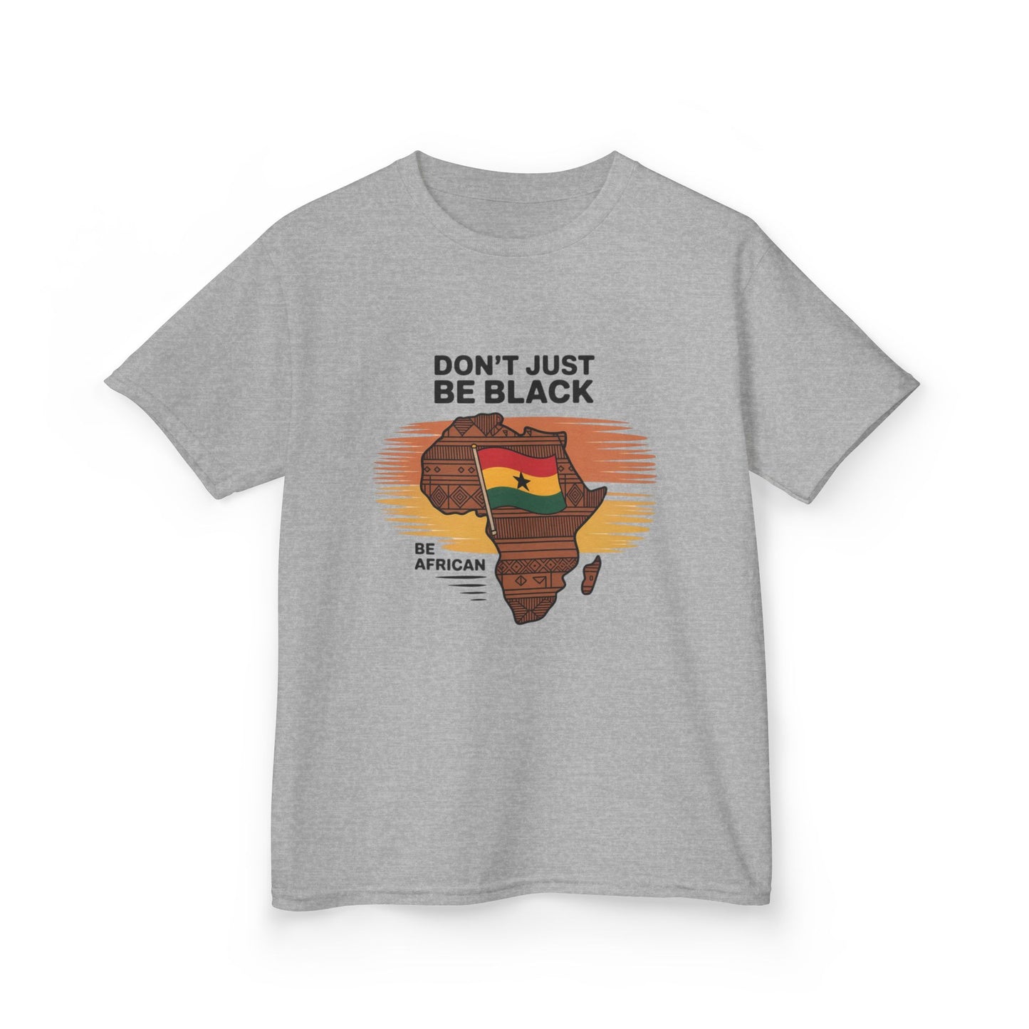 Kids Cultural Pride Tee, Inspirational Kids T-Shirt, African Heritage Shirt, Kids Identity Shirt, Be African Tee, Gift for Young Activists