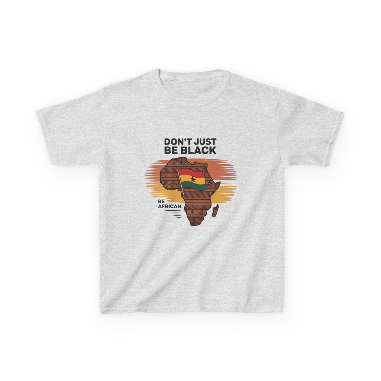 Kids Cultural Pride Tee, Inspirational Kids T-Shirt, African Heritage Shirt, Kids Identity Shirt, Be African Tee, Gift for Young Activists