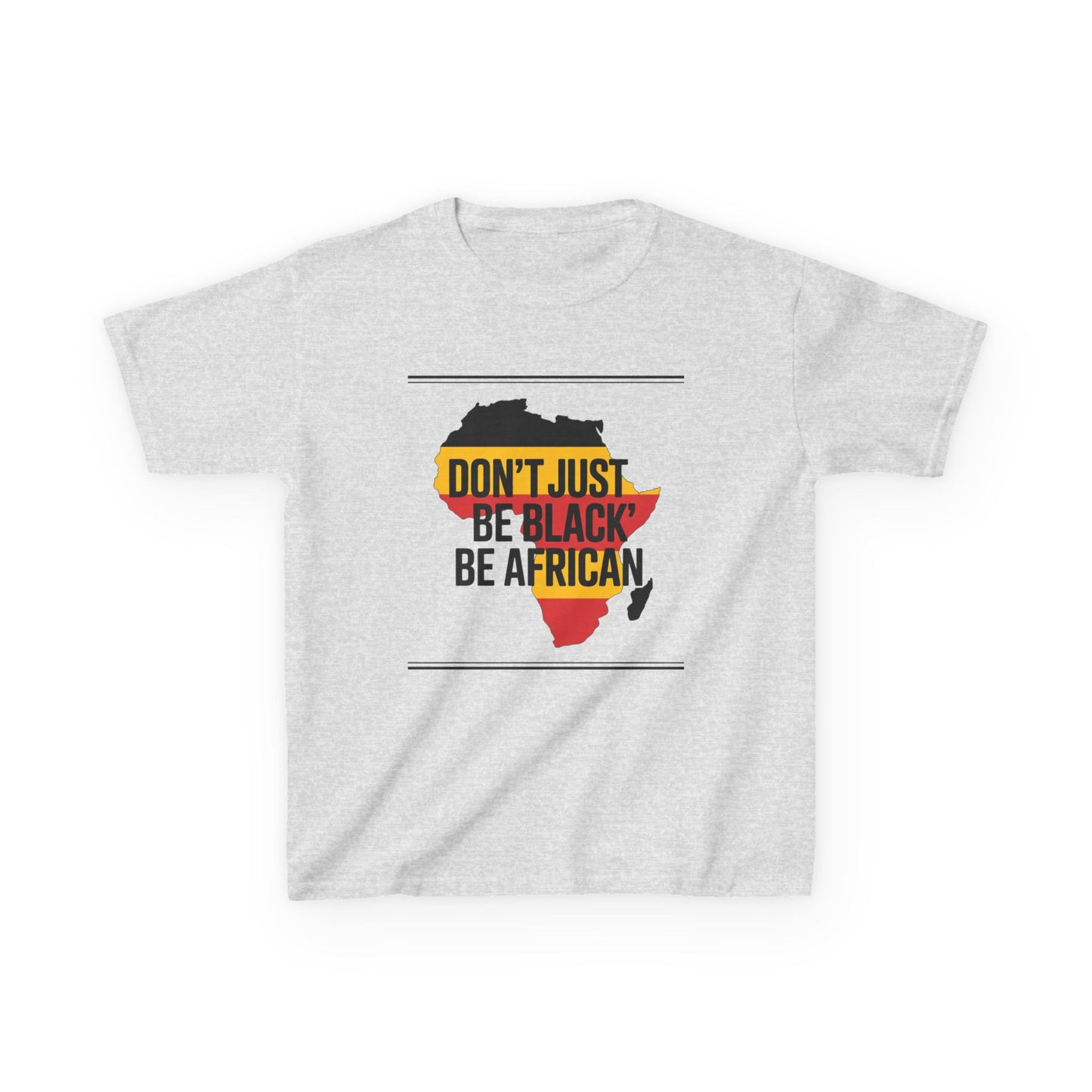 Kids Inspirational Tee, Youth African Pride Shirt, Be African Tee, Unisex Cotton T-Shirt, Cultural Identity Apparel