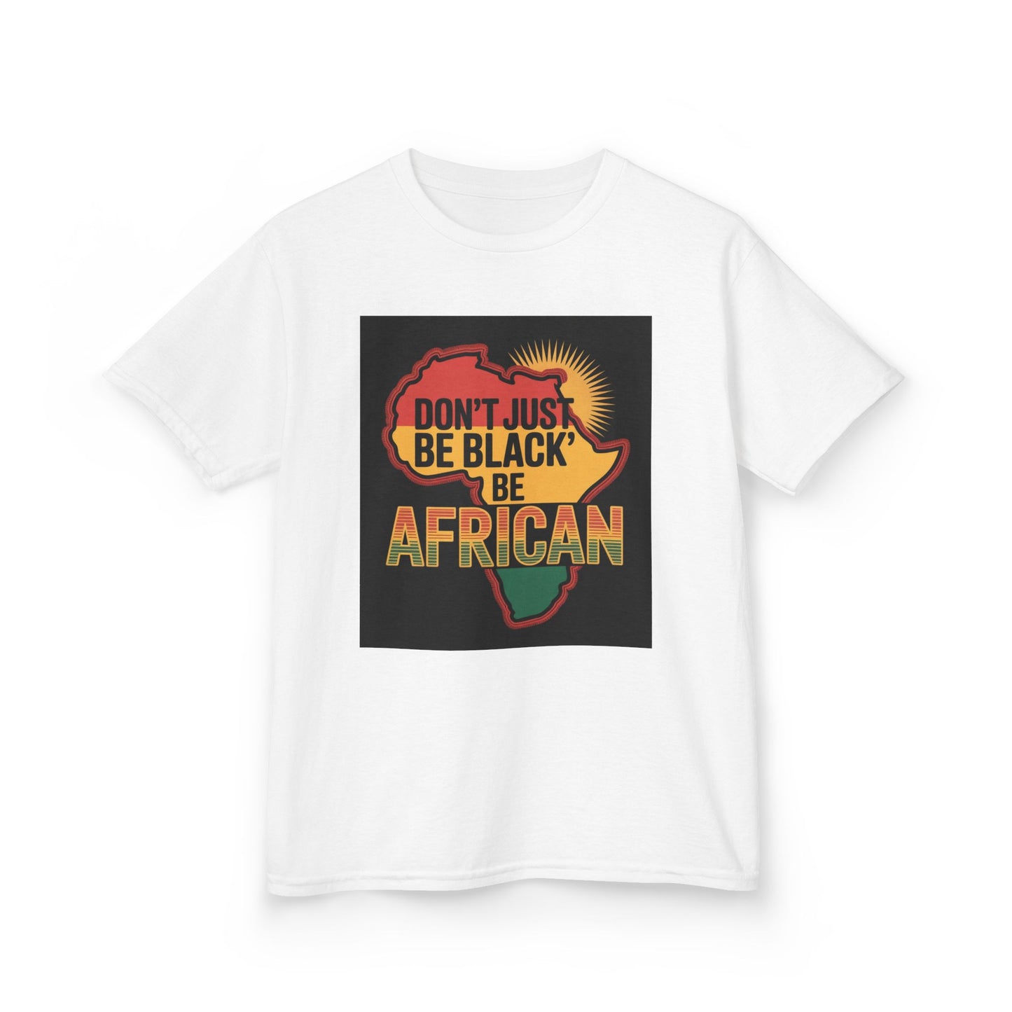 Kids African Pride Tee, Cultural Tee, Black History Month Gift, Stylish Youth Shirt, Empowerment Top, Educational Apparel