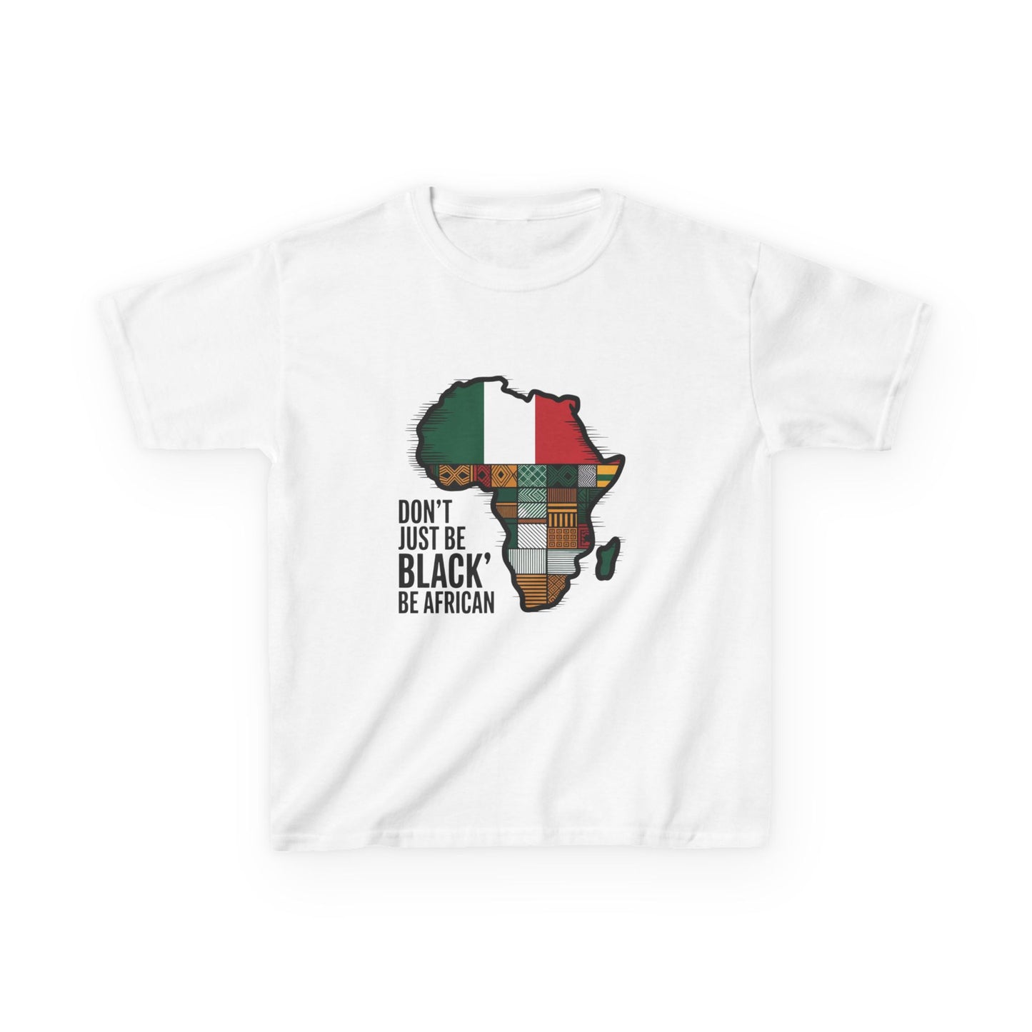 Cultural Pride Kids Tee, Kids T-Shirt, Youth Cotton Shirt, African Heritage Apparel, Unique Gift for Kids