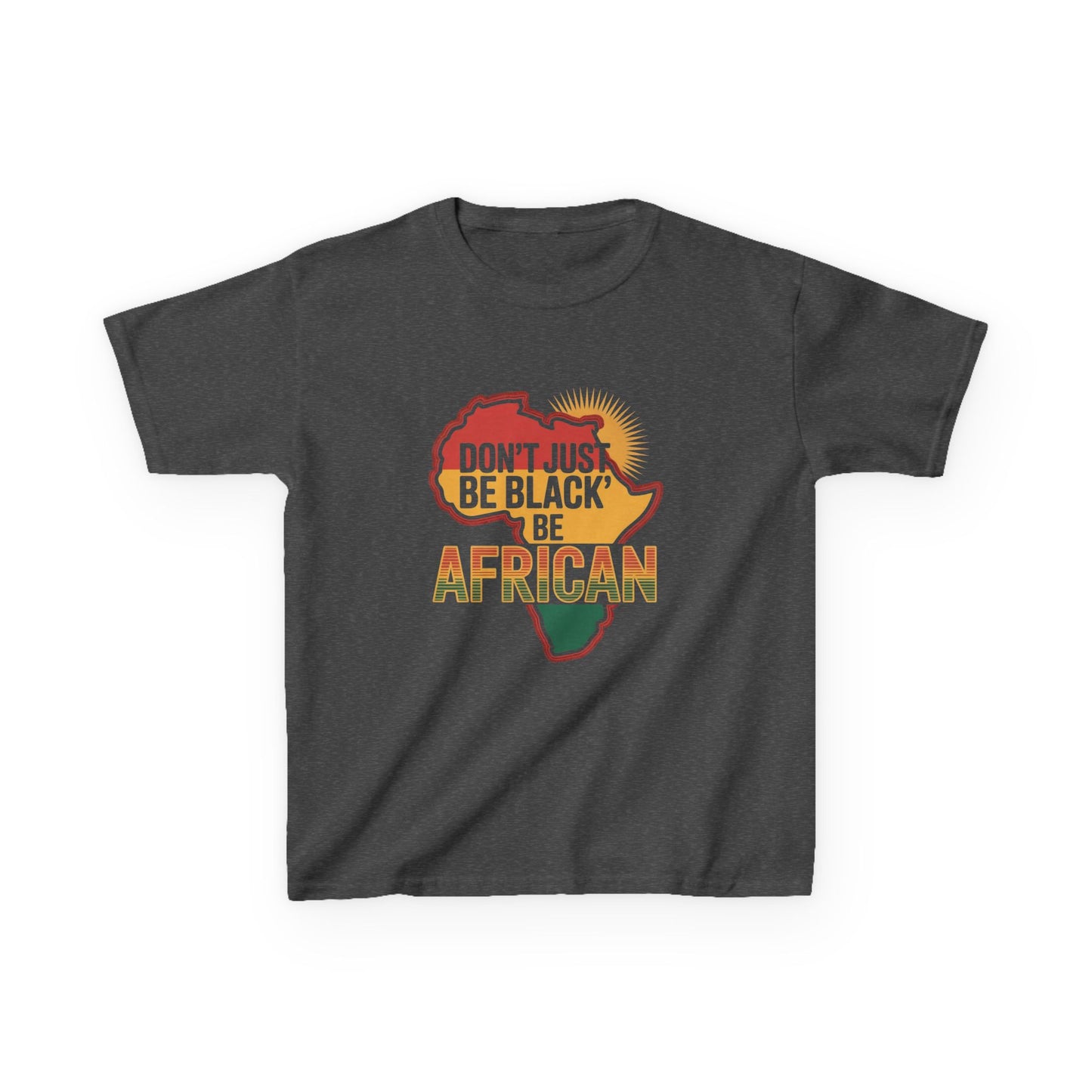 Kids African Heritage Tee - Celebrate Culture, Black History Month, Gifts for Kids, African Pride, Fun Kids T-Shirt