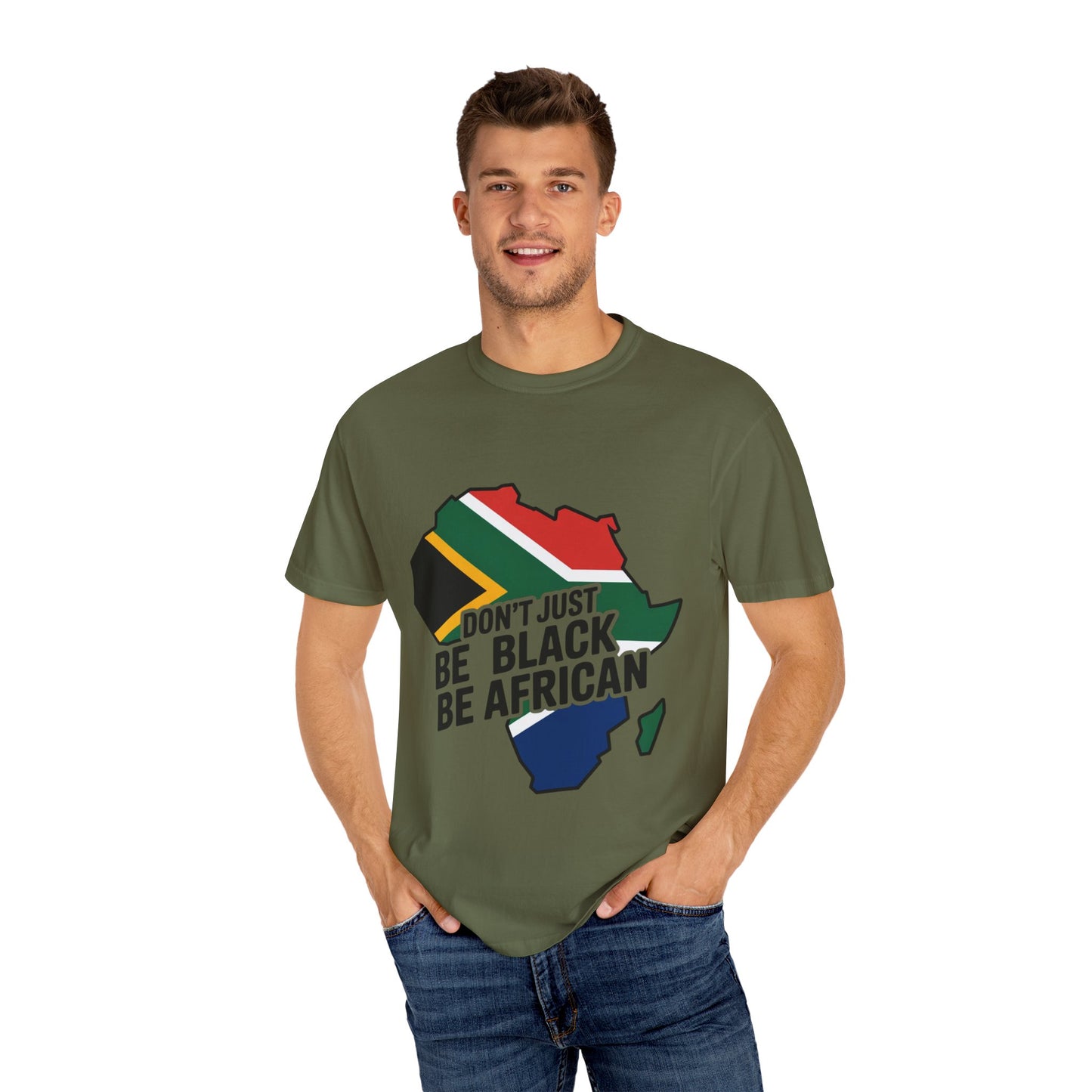 African Pride T-Shirt, Unisex Garment-Dyed Tee, Heritage Apparel, Afrocentric Fashion, Cultural Statement Shirt