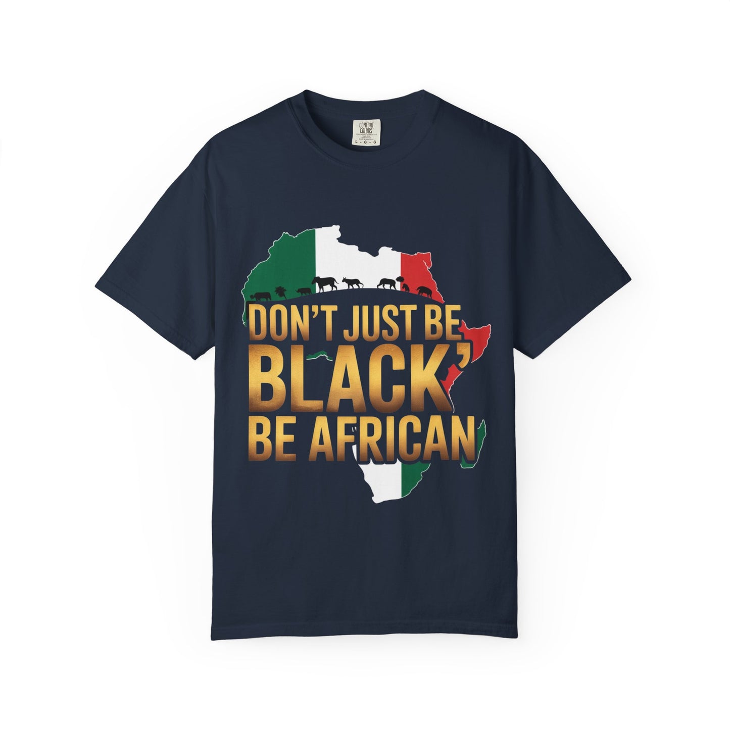 African Pride T-Shirt - Celebrate Heritage, Unisex Garment-Dyed Tee, Unique African Apparel, Statement Shirt, Gifts for Culture Lovers
