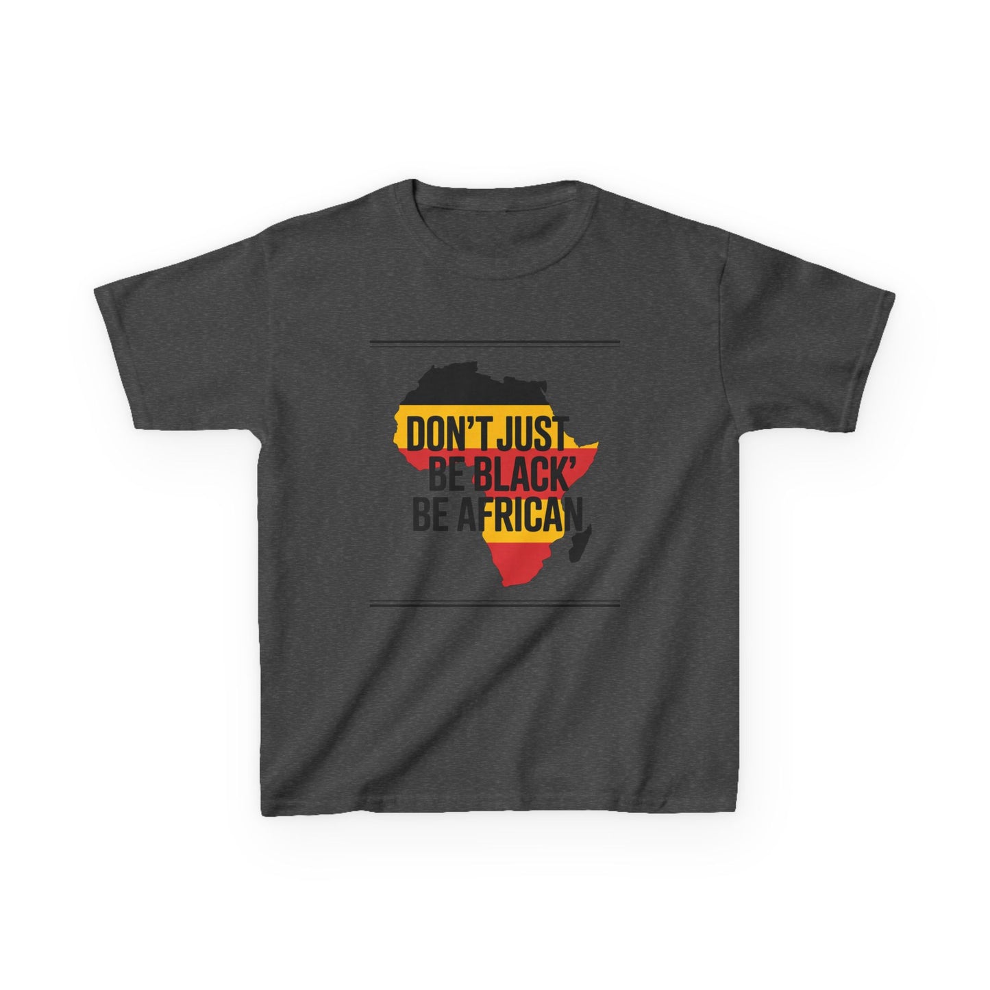 Kids Inspirational Tee, Youth African Pride Shirt, Be African Tee, Unisex Cotton T-Shirt, Cultural Identity Apparel